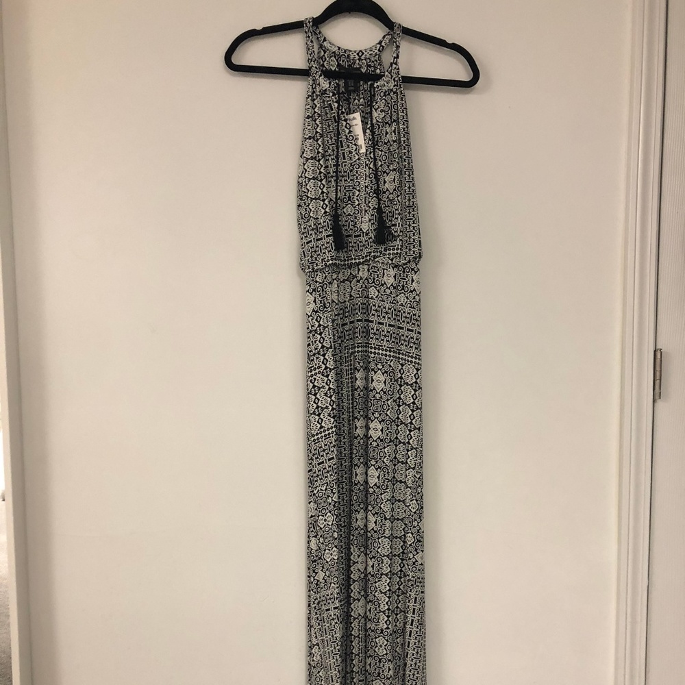 Tribal Patterned Maxi Dress